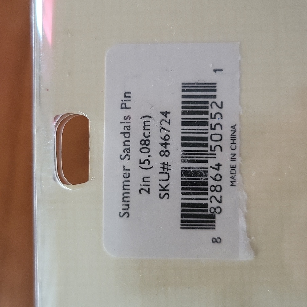 Lenox summer sandals pin - Picture 3 of 3